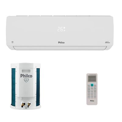 Ar-Condicionado Split Philco Inverter, 18000 BTUS Quente e Frio - PAC18000IQFM15 Branco / 220V