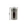 Kit 24 Saleiro Pimenteiro Porta Condimentos Vidro e Inox C/ Ajuste de Abertura Cozinha Restaurante