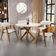 Cadeira Para Sala de Jantar e Estar Living Estofada Suran L02 Linho Cru - Lyam