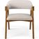 Cadeira Para Sala de Jantar e Estar Living Estofada Suran L02 Linho Cru - Lyam