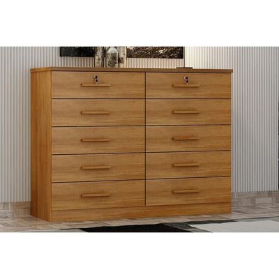 Cômoda De Quarto Milão-deca C- 10 Gavetas Cumaru 23 - Novo Horizonte