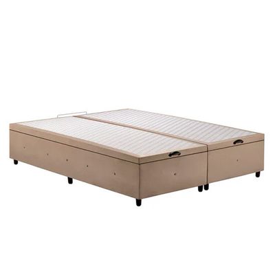 Base para Cama Box Casal Queen com Baú S. Design para Colchão de 158 cm - 1600 Marrom