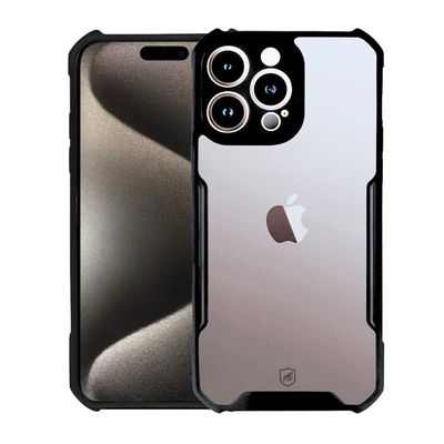 Kit Capa Dual Shock x e Pelicula Defender Pro Privacidade para iPhone 15 Pro - Gshield