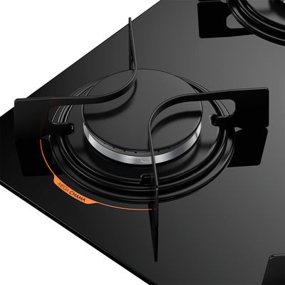 Cooktop a Gás 04 Bocas Atlas U.Top Mesa de Vidro Atlas Preto / Bivolt