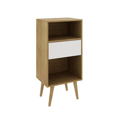Estante Com 1 Gaveta Multimóveis Cr25009 Natural/Off White