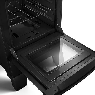 Fogão a Gás 4 Bocas com Mesa Esmaltada Preto CFO4ZAE Consul Preto / Bivolt