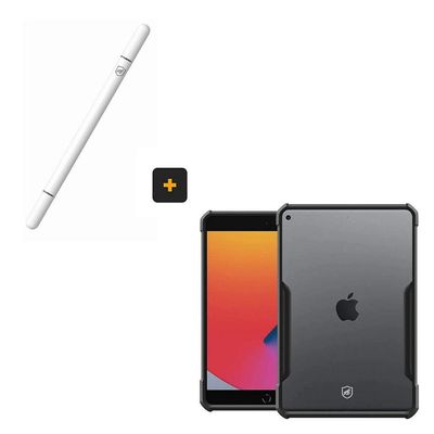 Kit Capa Dual Shock X e Caneta Dinamic para iPad 10.2 (7 / 8 / 9 Geração) - Gshield