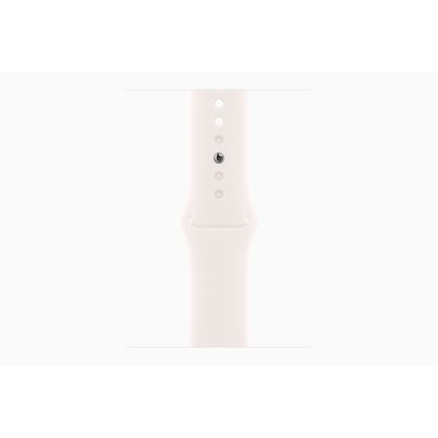 Apple Watch Series 10 (GPS 46 mm) Caixa Ouro Rosa em Alumínio com Pulseira Esportiva Blush Clara (Rose Gold)