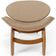 Poltrona Decorativa Orgânica Sala Living Kadosh L02 Linho Bege Escuro - Lyam Decor