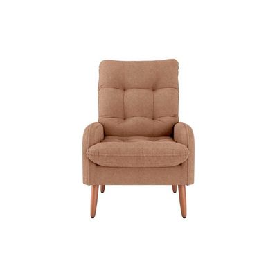 Poltrona Para Descanço Confortável Premium Nantes Matrix Boucle Marrom