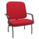 Kit Cadeira De Escritório Giratória E 2 Cadeiras Fixas Preta Magno P03 Crepe Vermelho - Lyam Decor