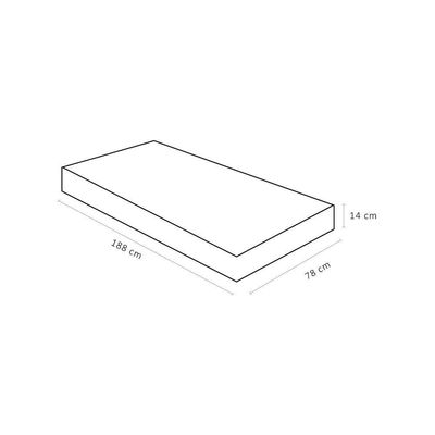 Colchão Light D33 – Solteiro (78x188x14) – Ortobom