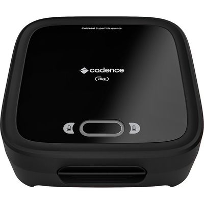 Grill Sanduicheira SAN400 Quadrada com Sistema de Fechamento Click Cadence Preto / 110V