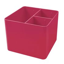 Porta-Objetos Full Collor Dello Pink com 3 Divisórias