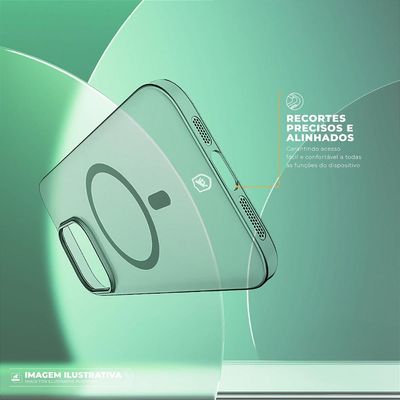 Capa para iPhone 16 - Crystal Slim Magsafe Titanium Gshield