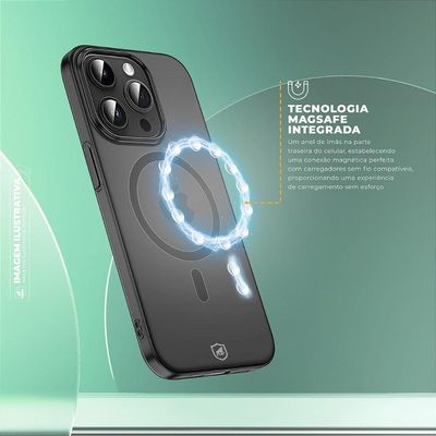 Capa para iPhone 16 - Crystal Slim Magsafe Titanium Gshield