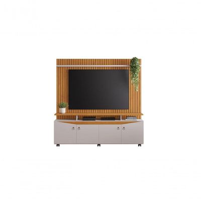 Estante Home Para Tv Até 65 Polegadas Conceito Candian Jcm Movelaria Cinamomo-off White