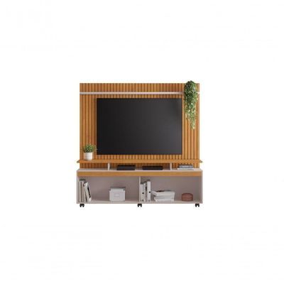 Estante Home Para Tv Até 65 Polegadas Conceito Candian Jcm Movelaria Cinamomo-off White
