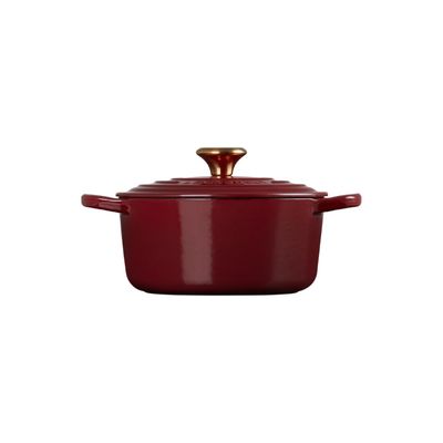 PANELA REDONDA LE CREUSET SIGNATURE EM FERRO FUNDIDO 16CM VERMELHO RHONE 21177169494441