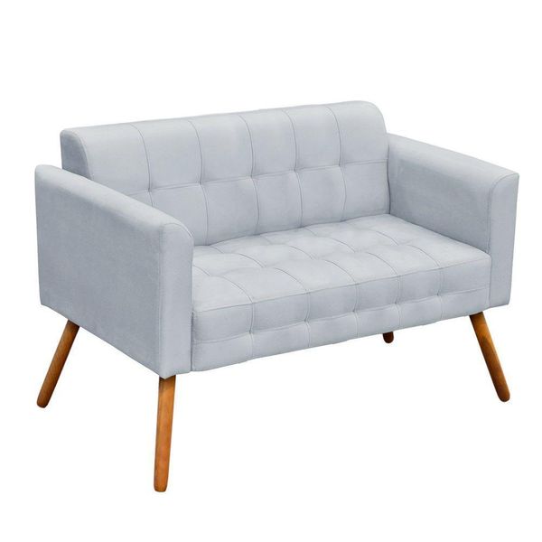 Namoradeira Elisa Suede Cinza Namoradeira Elisa Suede Cinza