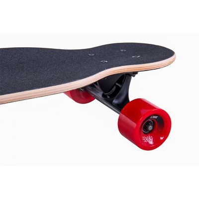 Skate Longboard Red Nose Mess Bel Único / Preto e Vermelho