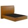 Cama Casal Baú Flutuante Com Cabeceira 140cm Spazio S04 Couríssimo Caramelo - Lyam Decor