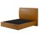 Cama Casal Baú Flutuante Com Cabeceira 140cm Spazio S04 Couríssimo Caramelo - Lyam Decor