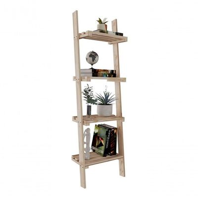 Estante Escada Prateleiras Pinus P/ Calçados