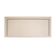 Cabeceira King Reta Luxo 193x60 Suede Off White - Tachas Fumê