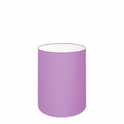 Cúpula Abajur Cilíndrica Cp-7006 ø18x25cm Lillás