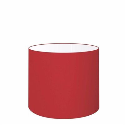 Cúpula Abajur E Luminária Cilíndrica Vivare Cp-7013 ø30x30cm - Bocal Nacional Bordo