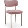 Cadeira Decorativa Sala De Jantar Melina Base Arena L02 Suede Rosê - Lyam Decor