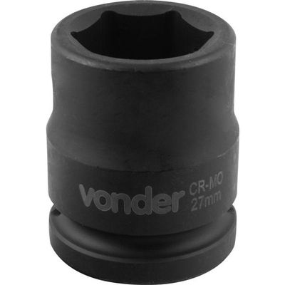 Soquete Sextavado De Impacto Enc 3-4" 27mm Aço Cromo Vonder