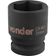 Soquete Sextavado Impacto Encaixe 1-2" 24mm Aço Cromo Vonder