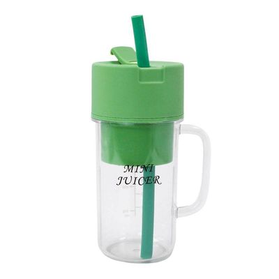 Mini Liquidificador Portatil Shake Suco Juice Cup Caneca Cabo Usb Verde