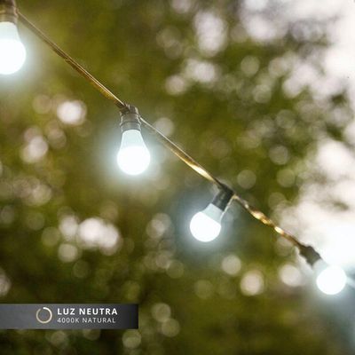 Kit 12 Lâmpadas Led Bulbo Tkl 9w Taschibra E27 Bivolt 4000k Neutro