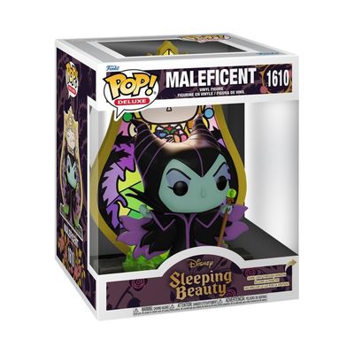 Boneco Funko Pop! Deluxe Disney Vilões - Malévola com Vitral