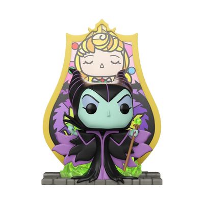 Boneco Funko Pop! Deluxe Disney Vilões - Malévola com Vitral