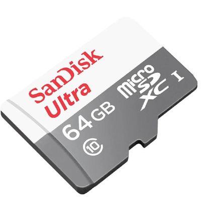 Cartão Micro Sd 64gb Ultra Clase 10 MicroSDXC UHS-I 100mb/S