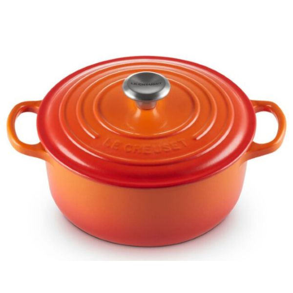 PANELA LE CREUSET REDONDA SIGNATURE 14CM LARANJA 21177140902430 PANELA LE CREUSET REDONDA SIGNATURE 14CM LARANJA 21177140902430