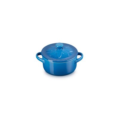 MINI COCOTTE SUNFLOWER LE CREUSET EM CERÃMICA 10CM 250ML Azul Caribe