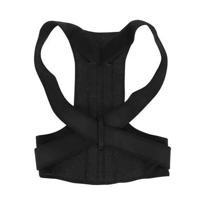 COLETE CINTA CORRETOR POSTURAL DK  SUPORTE MAGNÉTICO IMÃ DUPLO AJUSTÁVEL Único / Preto