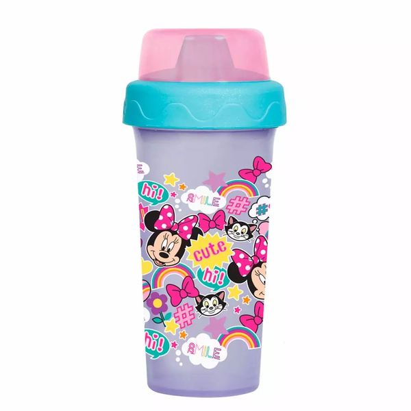Copo Premium com Válvula Redutora de Pingos Minnie 340ml Dermiwil Copo Premium com Válvula Redutora de Pingos Minnie 340ml Dermiwil