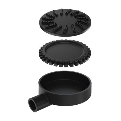 Queimador Palmatoria Curto Completo de Alta Pressão 13cm