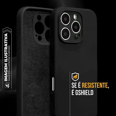 Capa para iPhone 17 Pro Max - Silicon Premium Preta - Gshield