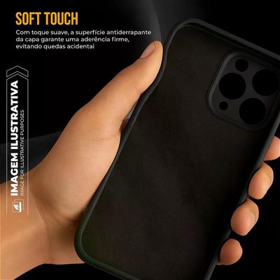 Capa para iPhone 17 Pro Max - Silicon Premium Preta - Gshield