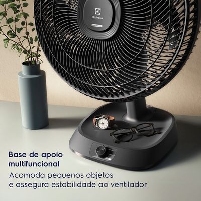 Ventilador de Mesa 40cm 6 Pás DuoForce Air+ EFD40 Electrolux Grafite / 220V