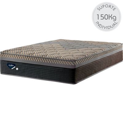 Colchão Casal de Molas Colchão Resistive Primor 138x188 Ecoflex Grafite