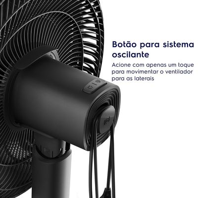 Ventilador de Coluna 40cm 6 Pás DuoForce Air+ EFS40 Electrolux Grafite / 220V