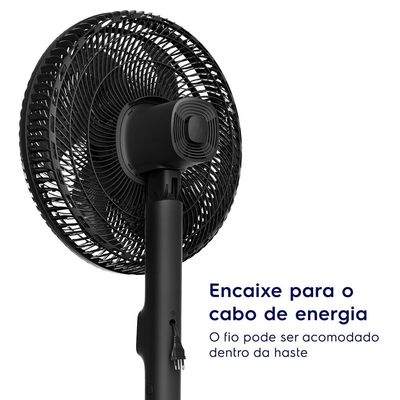 Ventilador de Coluna 40cm 6 Pás DuoForce Air+ EFS40 Electrolux Grafite / 220V